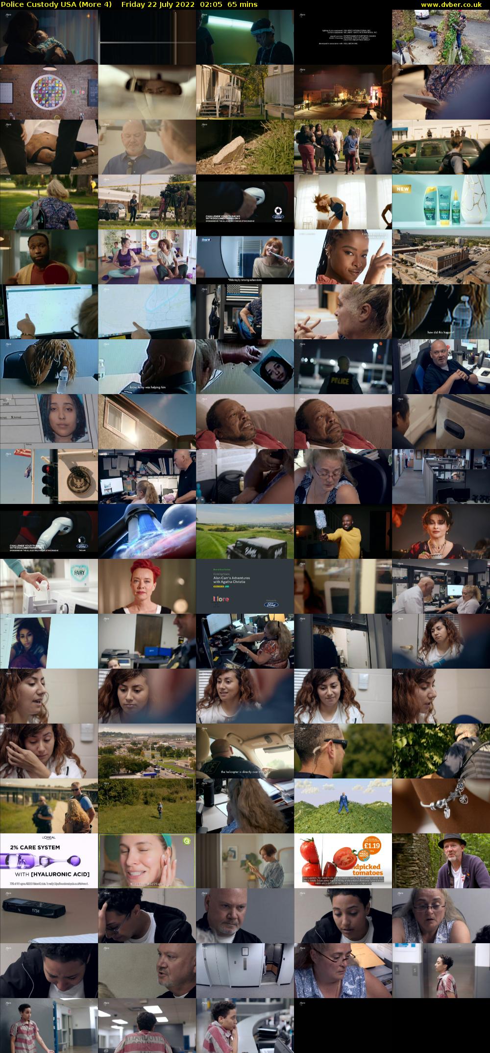 Police Custody USA (More 4) Friday 22 July 2022 02:05 - 03:10