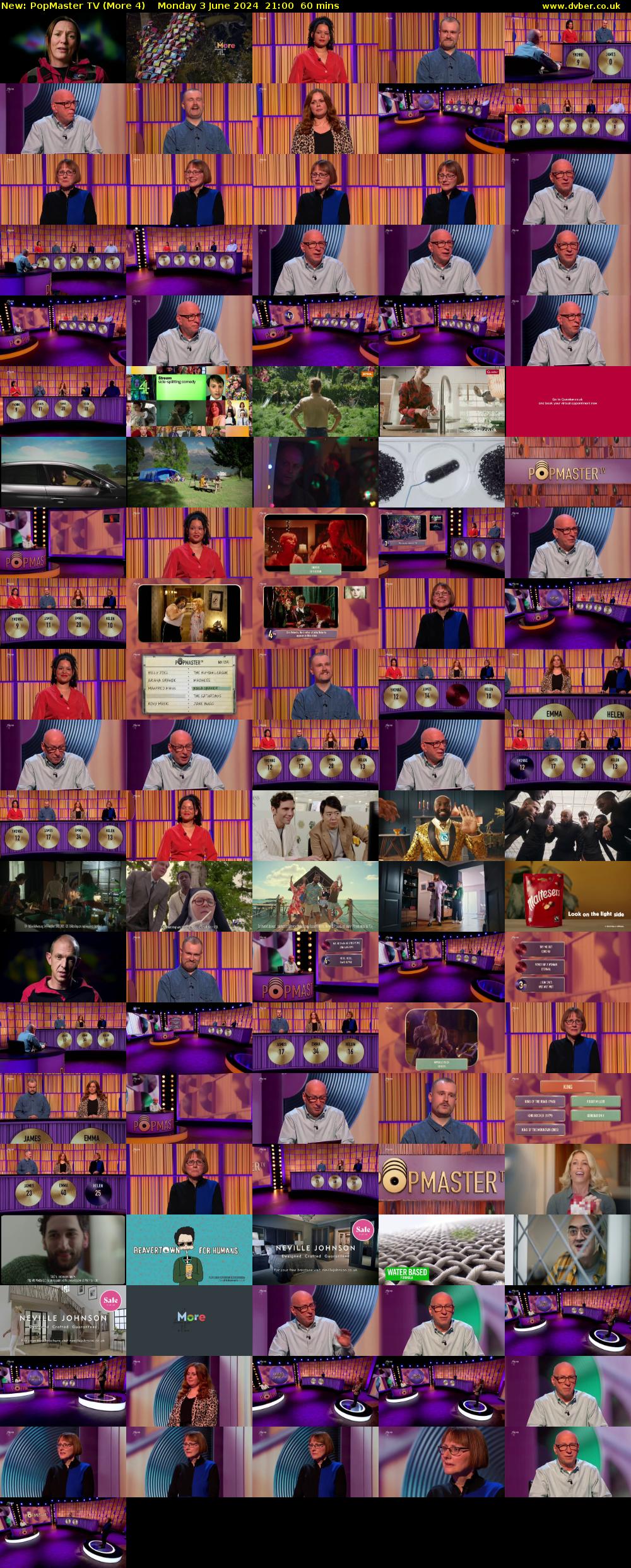 PopMaster TV (More 4) Monday 3 June 2024 21:00 - 22:00
