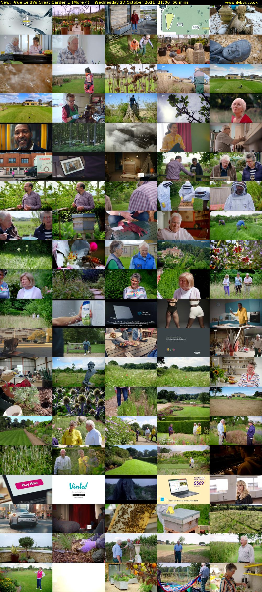 Prue Leith's Great Garden... (More 4) Wednesday 27 October 2021 21:00 - 22:00