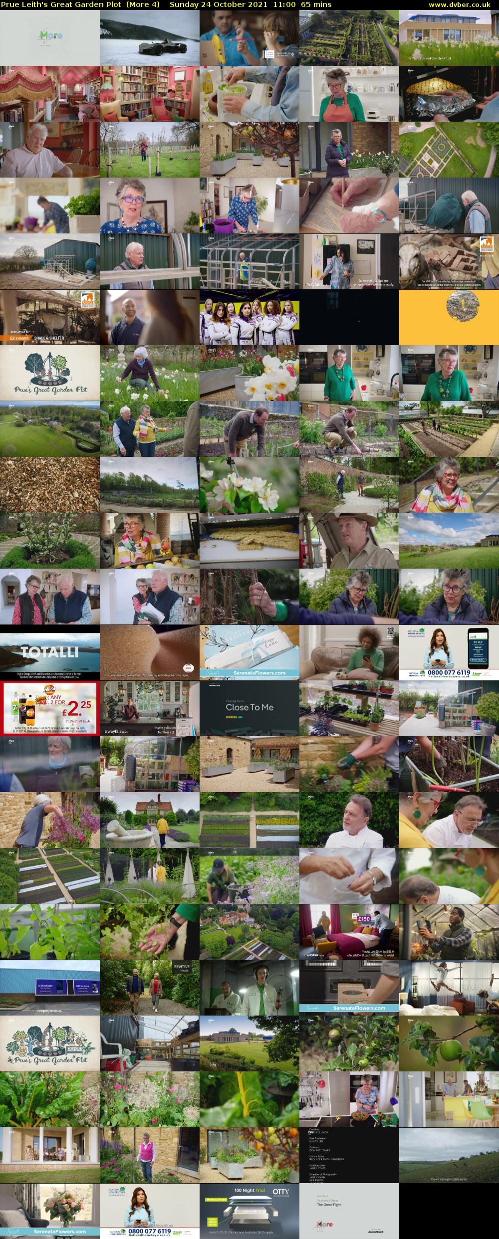 Prue Leith's Great Garden Plot  (More 4) Sunday 24 October 2021 11:00 - 12:05
