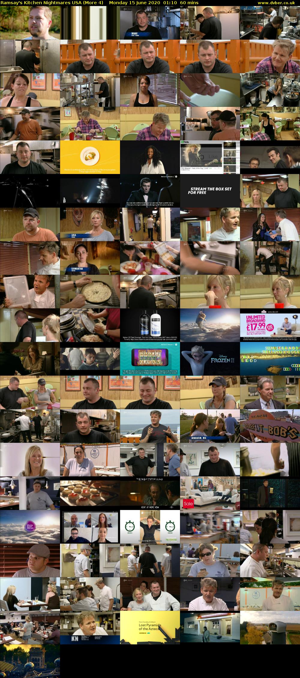 Ramsay's Kitchen Nightmares USA (More 4) Monday 15 June 2020 01:10 - 02:10