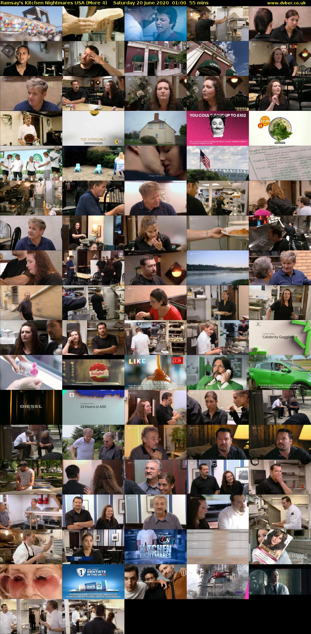 Ramsay's Kitchen Nightmares USA (More 4) Saturday 20 June 2020 01:00 - 01:55