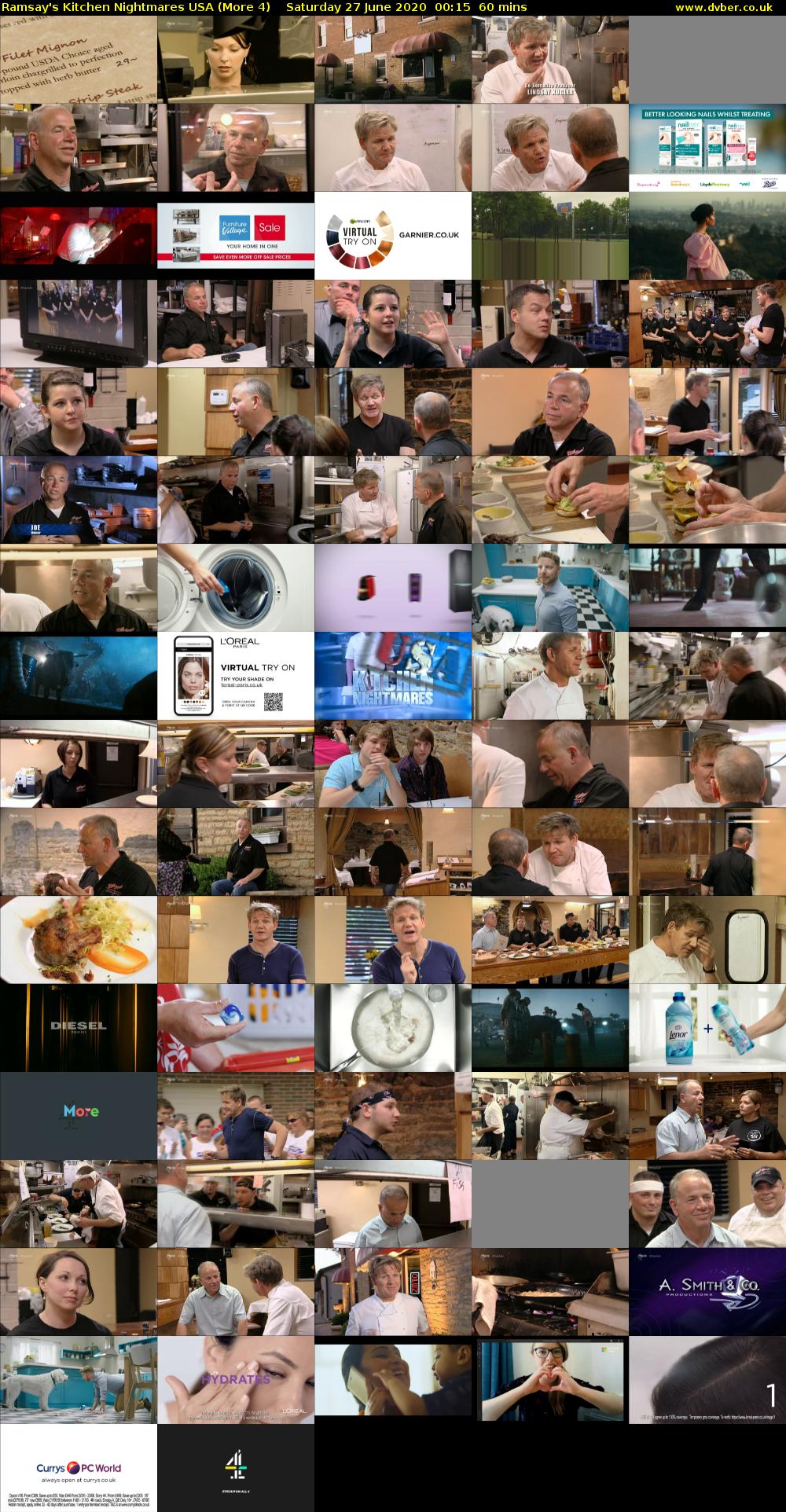Ramsay's Kitchen Nightmares USA (More 4) Saturday 27 June 2020 00:15 - 01:15