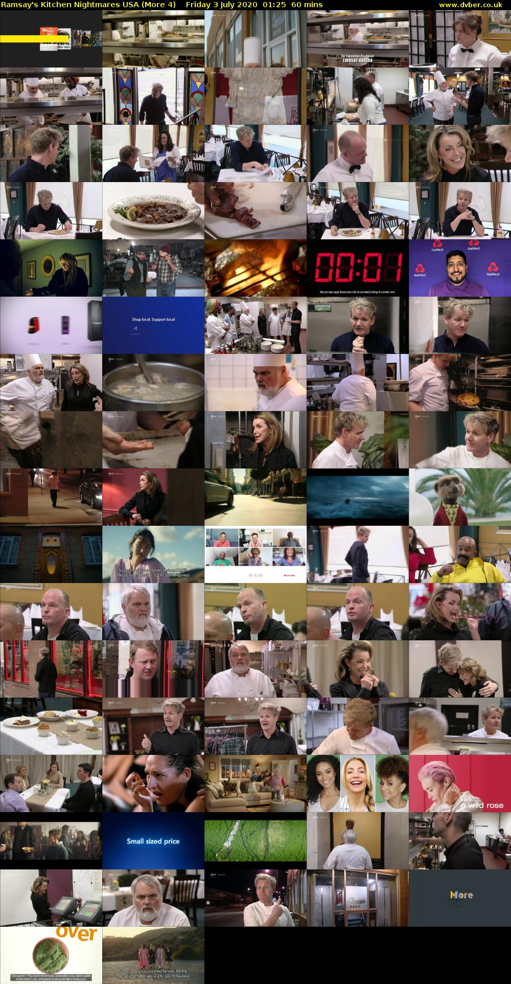Ramsay's Kitchen Nightmares USA (More 4) Friday 3 July 2020 01:25 - 02:25