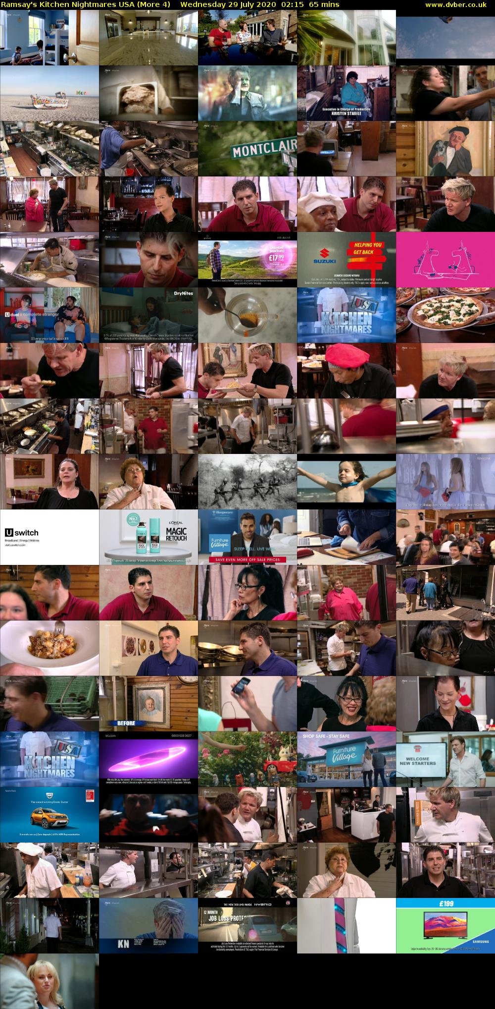 Ramsay's Kitchen Nightmares USA (More 4) Wednesday 29 July 2020 02:15 - 03:20