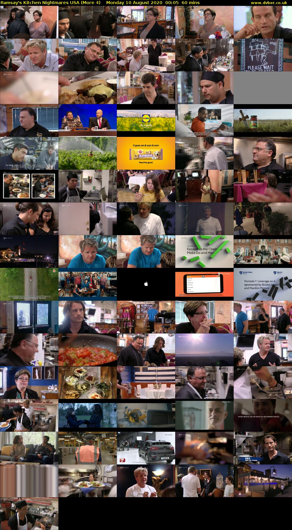Ramsay's Kitchen Nightmares USA (More 4) Monday 10 August 2020 00:05 - 01:05