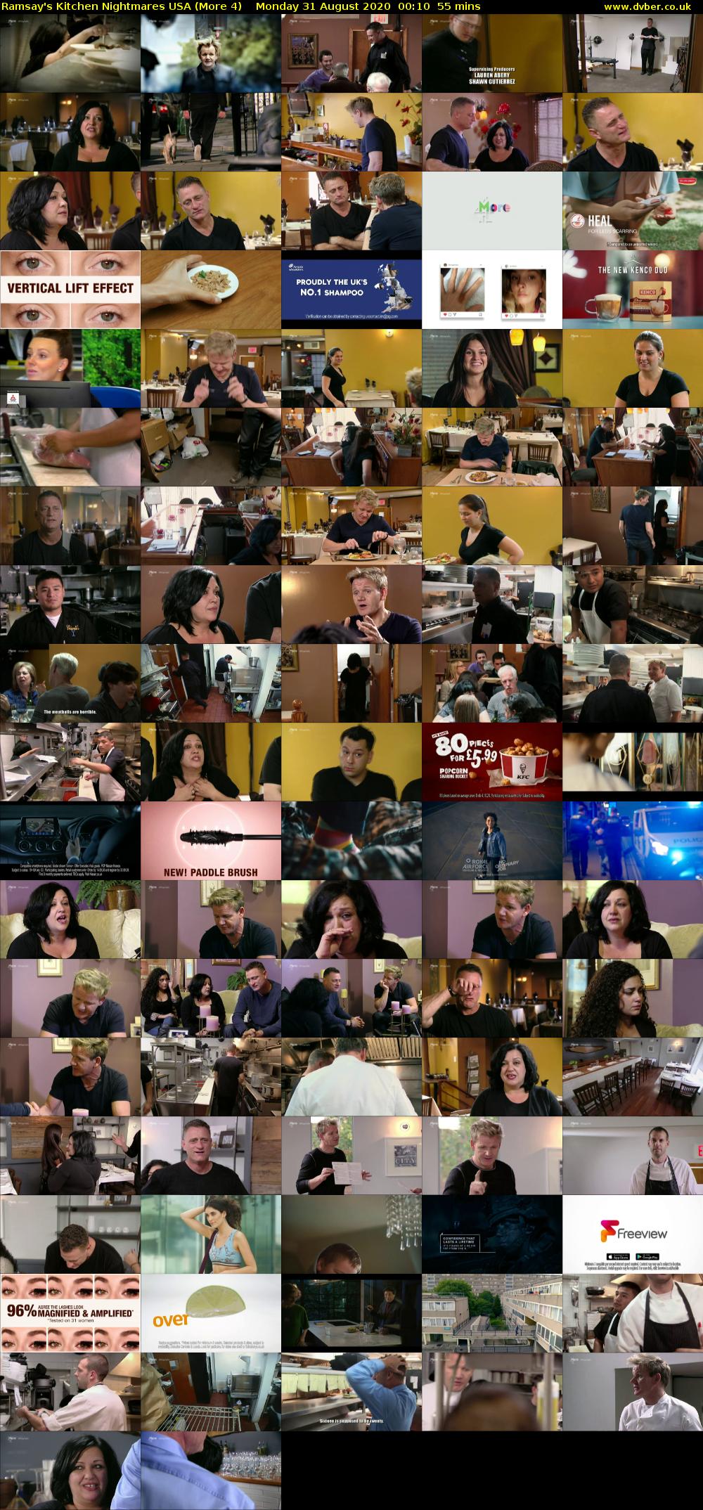 Ramsay's Kitchen Nightmares USA (More 4) Monday 31 August 2020 00:10 - 01:05