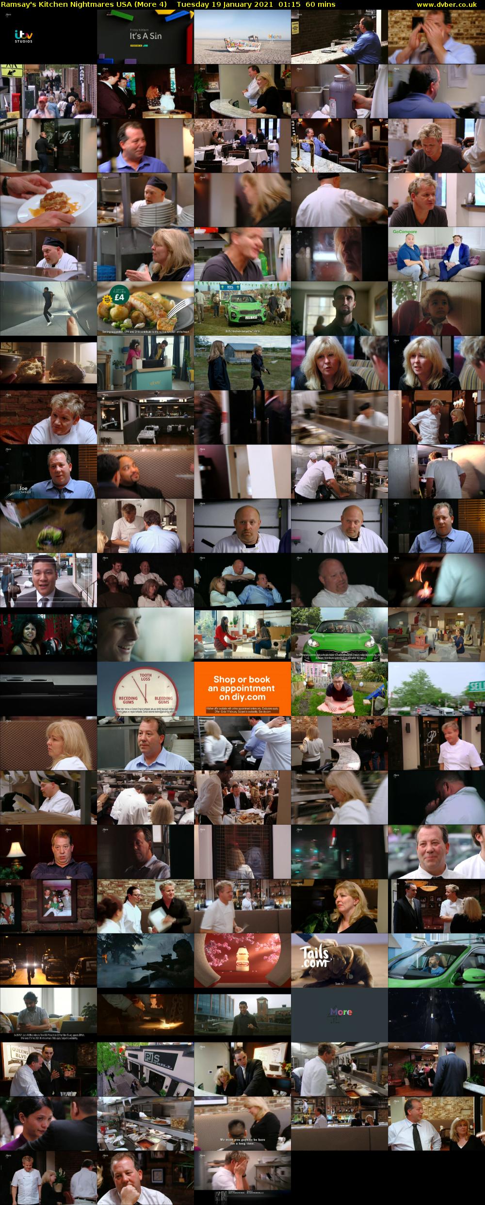 Ramsay's Kitchen Nightmares USA (More 4) Tuesday 19 January 2021 01:15 - 02:15