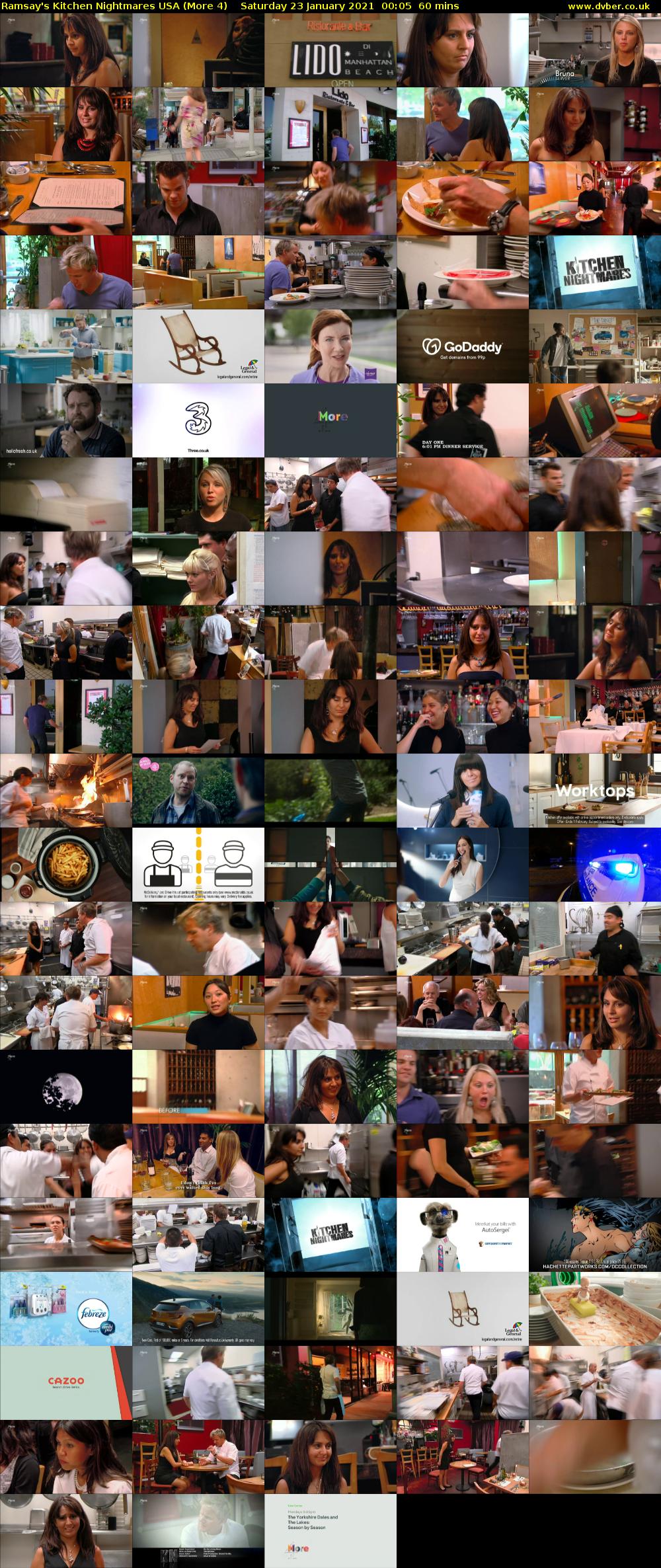 Ramsay's Kitchen Nightmares USA (More 4) Saturday 23 January 2021 00:05 - 01:05