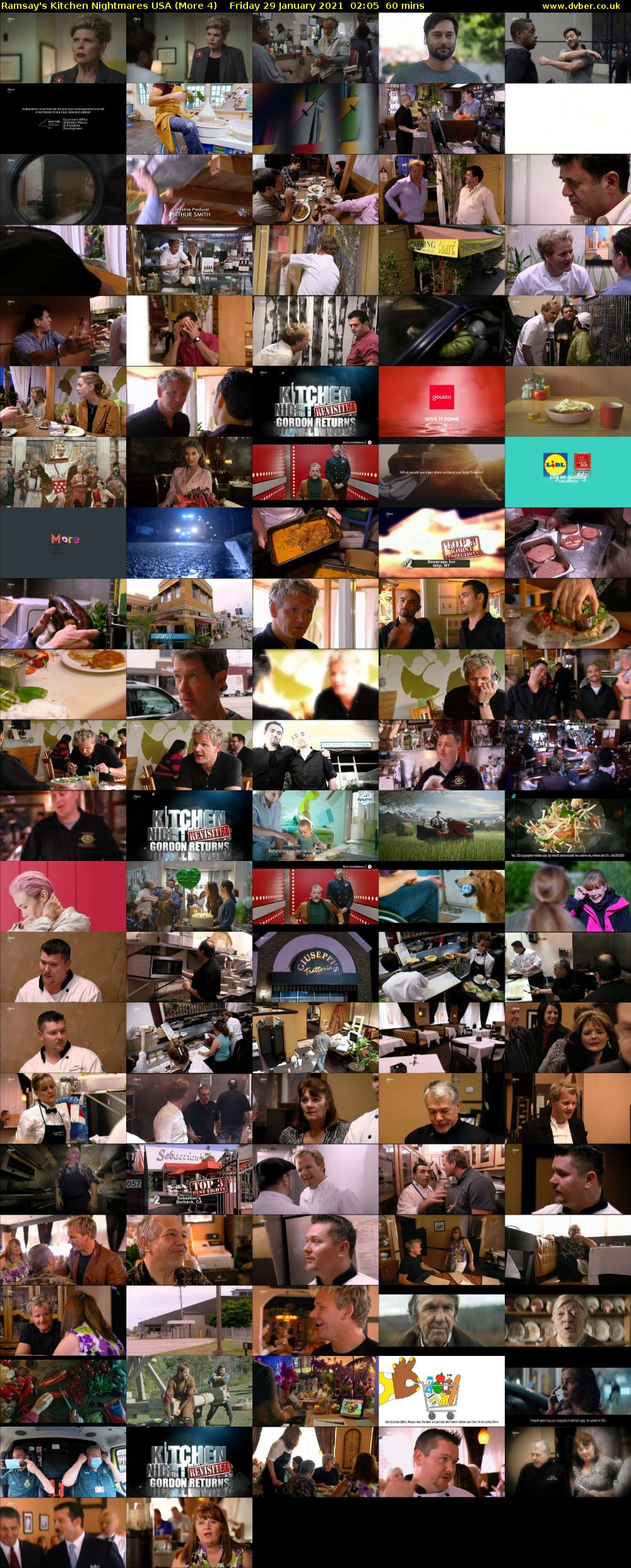 Ramsay's Kitchen Nightmares USA (More 4) Friday 29 January 2021 02:05 - 03:05