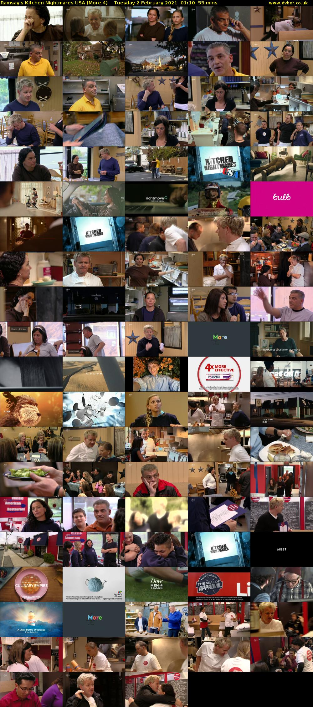 Ramsay's Kitchen Nightmares USA (More 4) Tuesday 2 February 2021 01:10 - 02:05