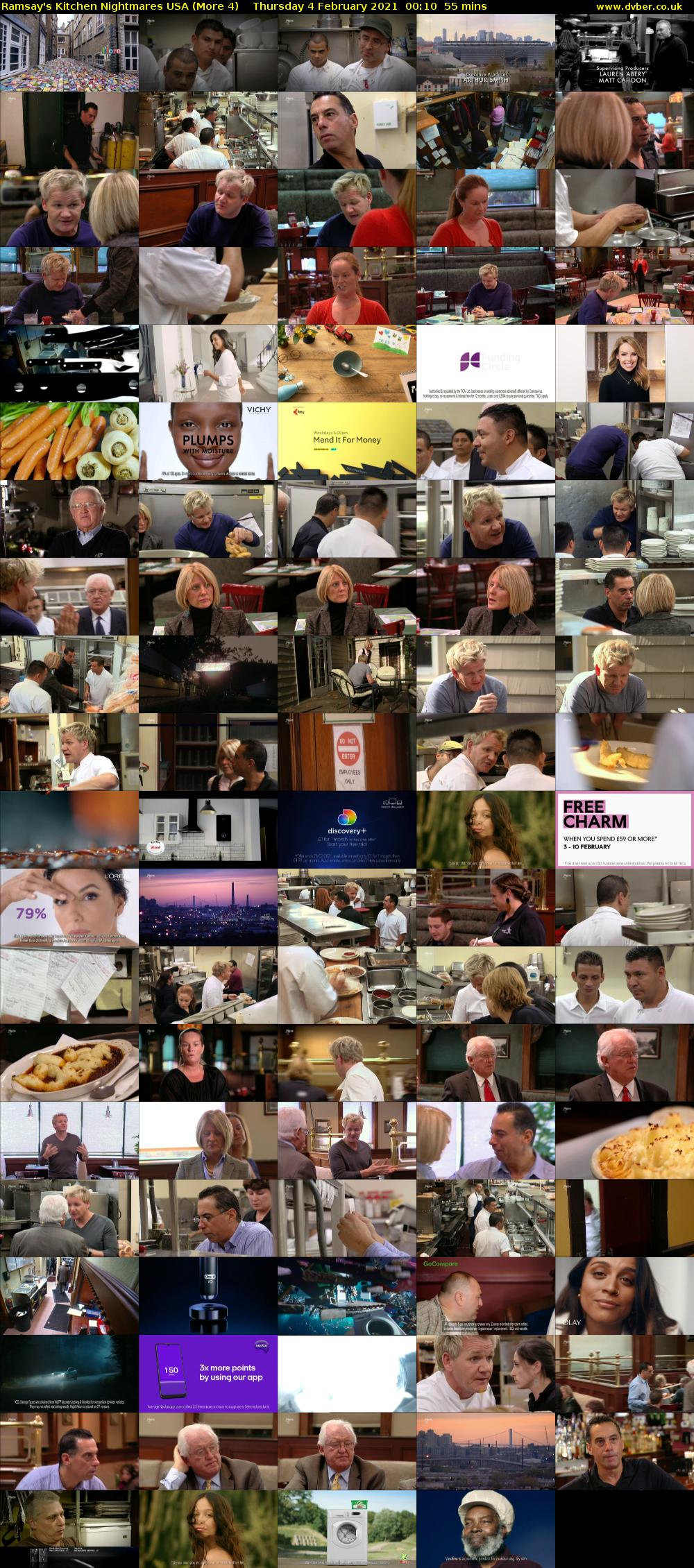 Ramsay's Kitchen Nightmares USA (More 4) Thursday 4 February 2021 00:10 - 01:05