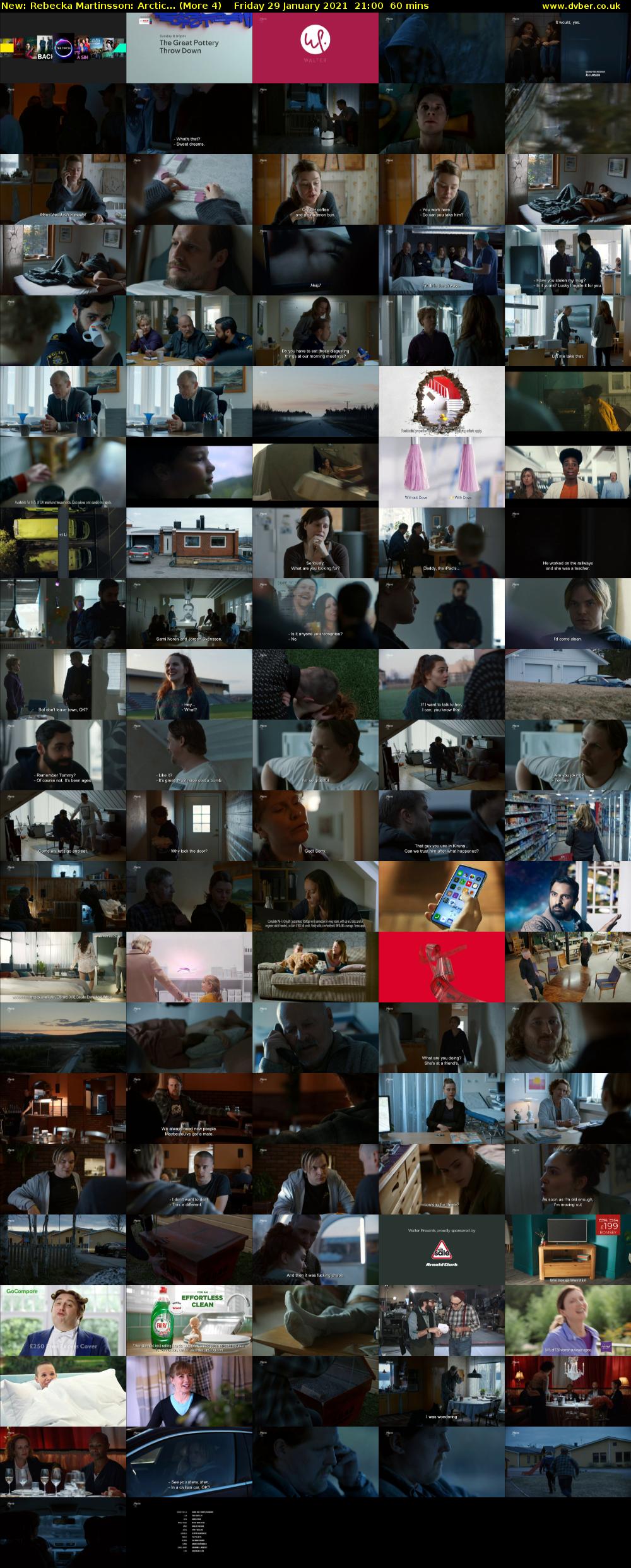 Rebecka Martinsson: Arctic... (More 4) Friday 29 January 2021 21:00 - 22:00