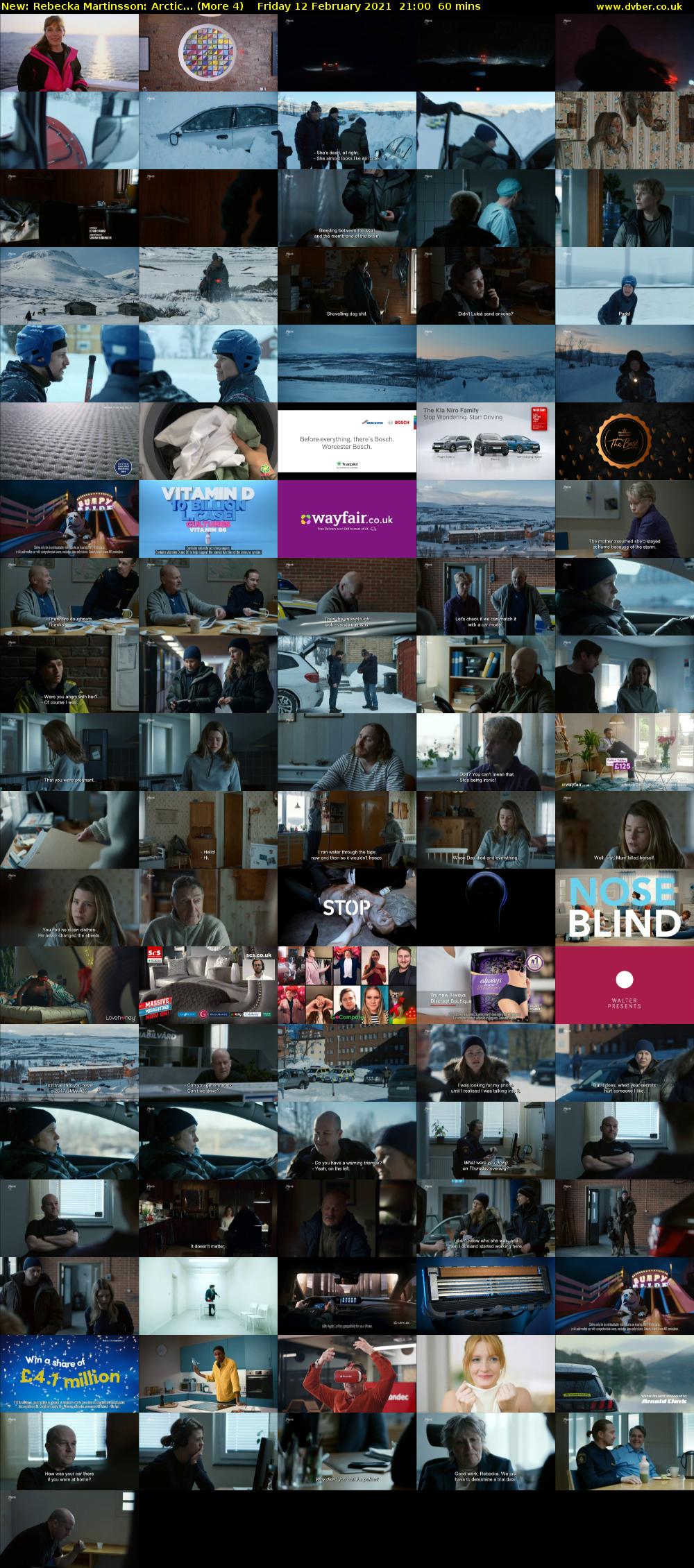 Rebecka Martinsson: Arctic... (More 4) Friday 12 February 2021 21:00 - 22:00