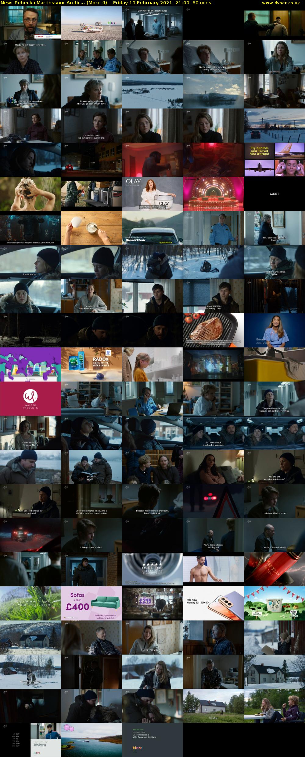 Rebecka Martinsson: Arctic... (More 4) Friday 19 February 2021 21:00 - 22:00
