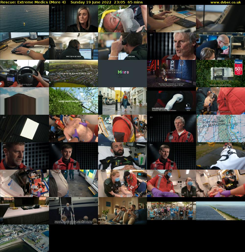 Rescue: Extreme Medics (More 4) Sunday 19 June 2022 23:05 - 00:10