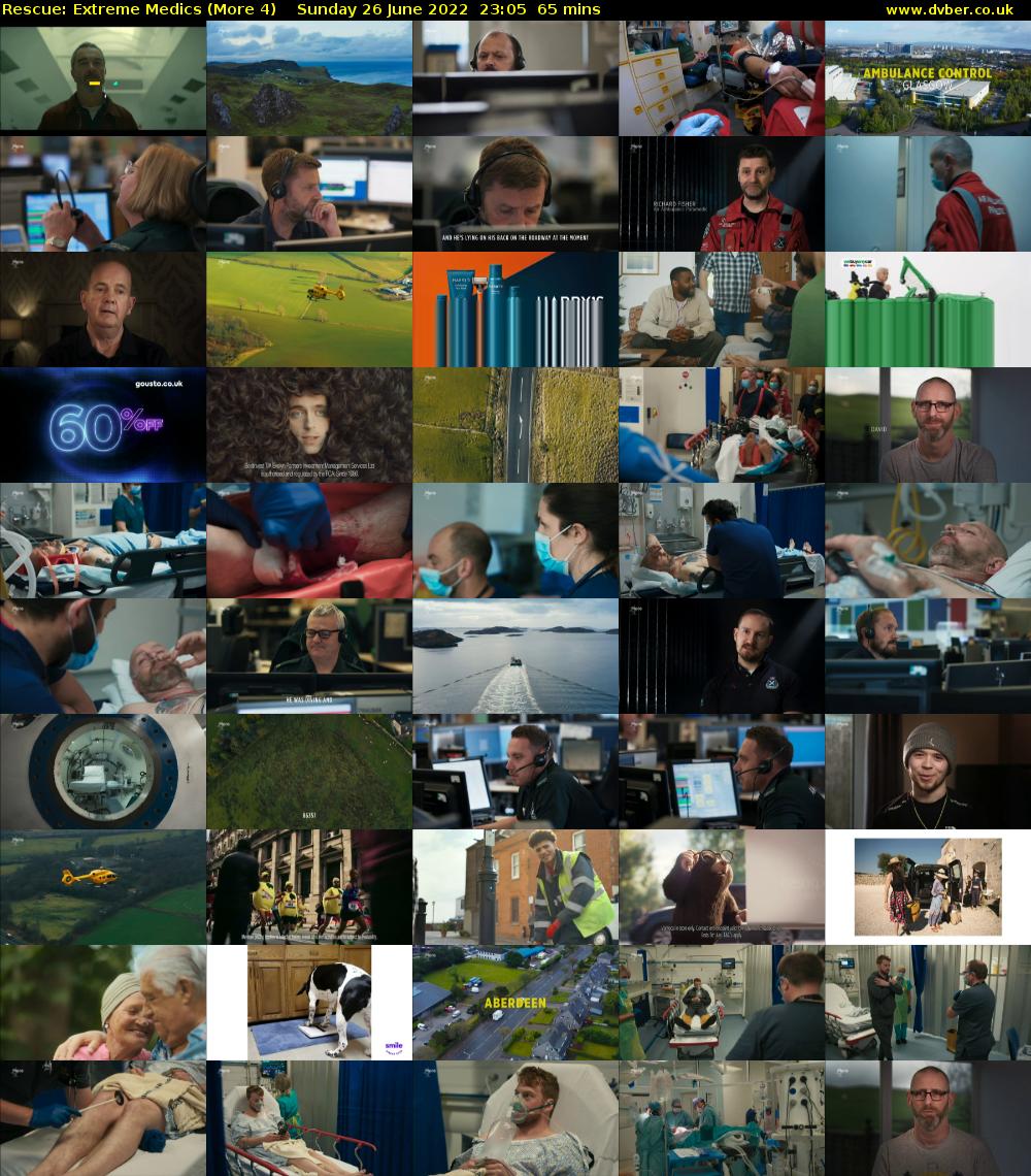 Rescue: Extreme Medics (More 4) Sunday 26 June 2022 23:05 - 00:10