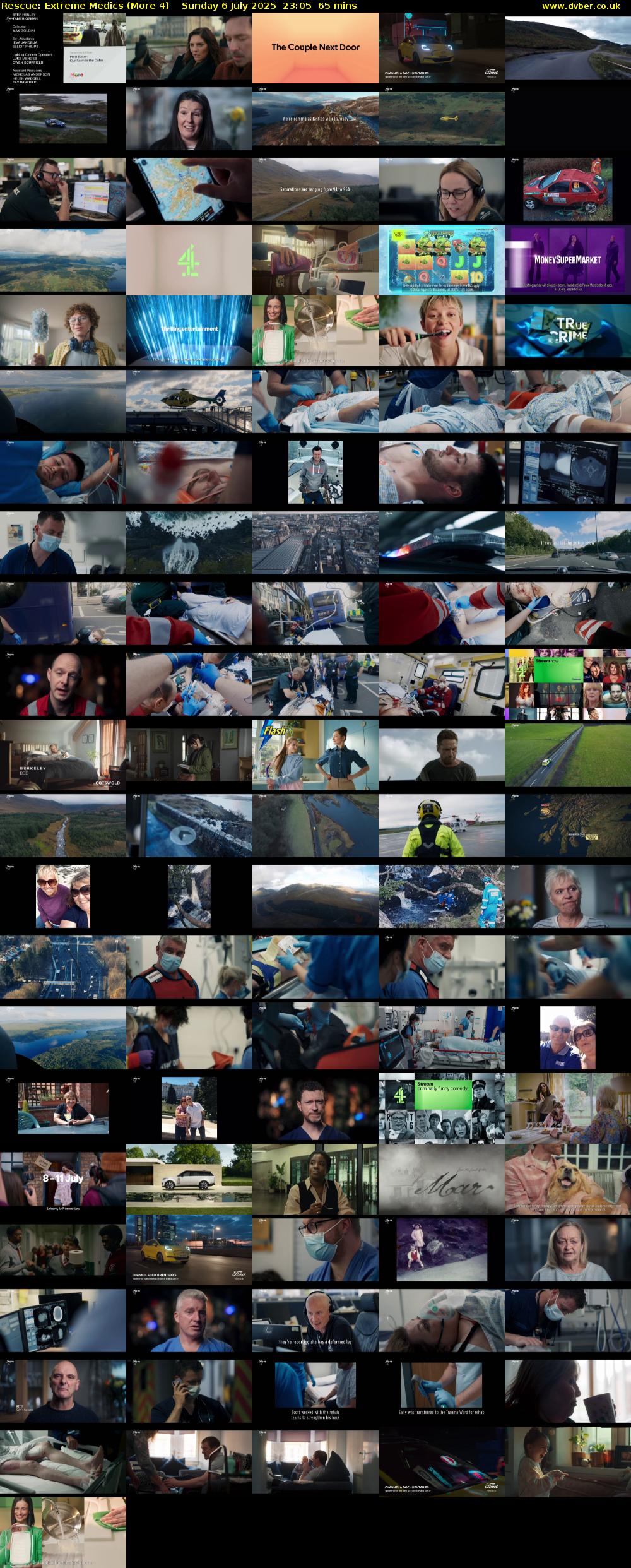 Rescue: Extreme Medics (More 4) Sunday 6 July 2025 23:05 - 00:10