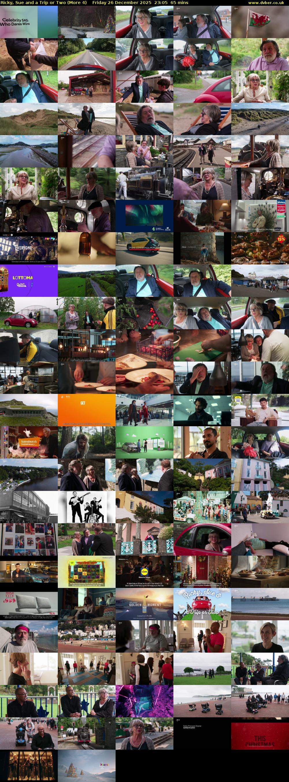 Ricky, Sue and a Trip or Two (More 4) Friday 26 December 2025 23:05 - 00:10