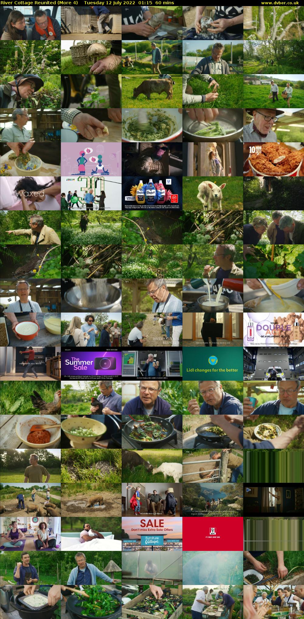 River Cottage Reunited (More 4) Tuesday 12 July 2022 01:15 - 02:15