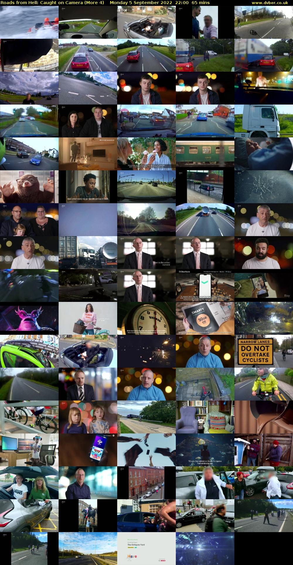 Roads from Hell: Caught on Camera (More 4) Monday 5 September 2022 22:00 - 23:05