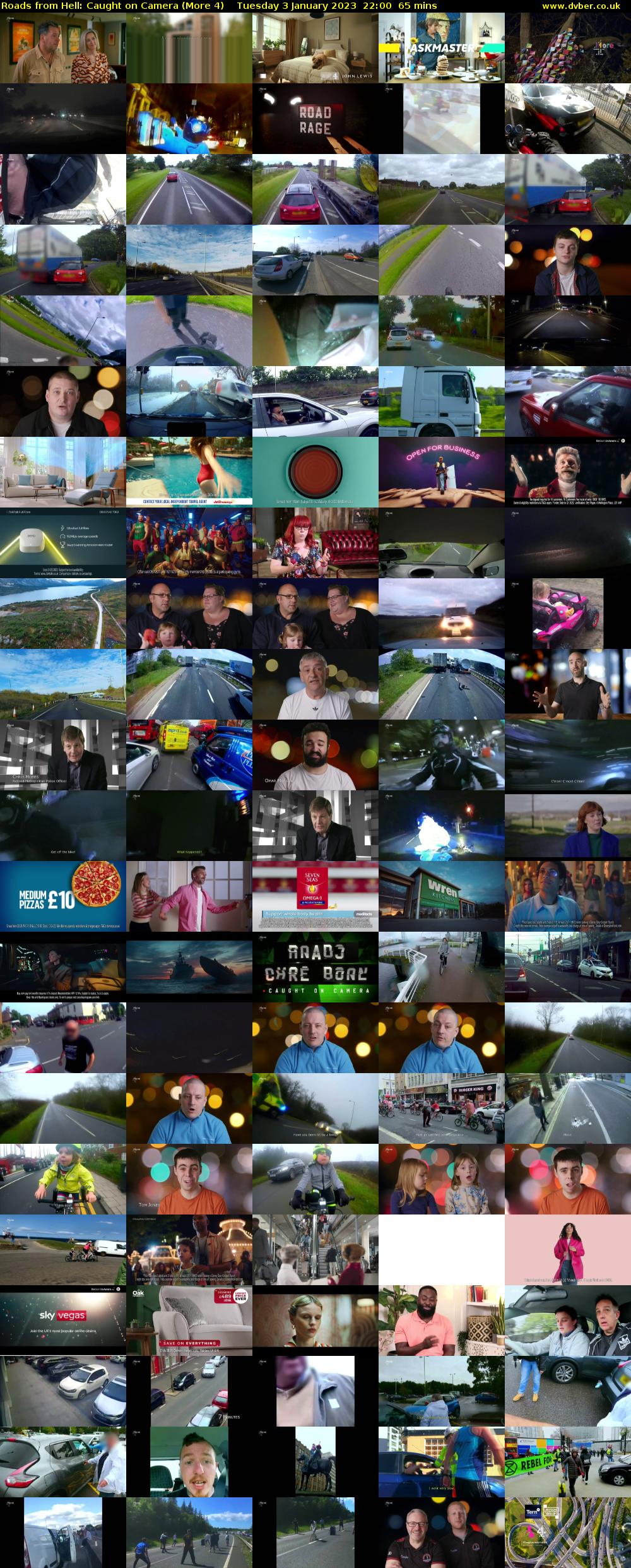 Roads from Hell: Caught on Camera (More 4) Tuesday 3 January 2023 22:00 - 23:05