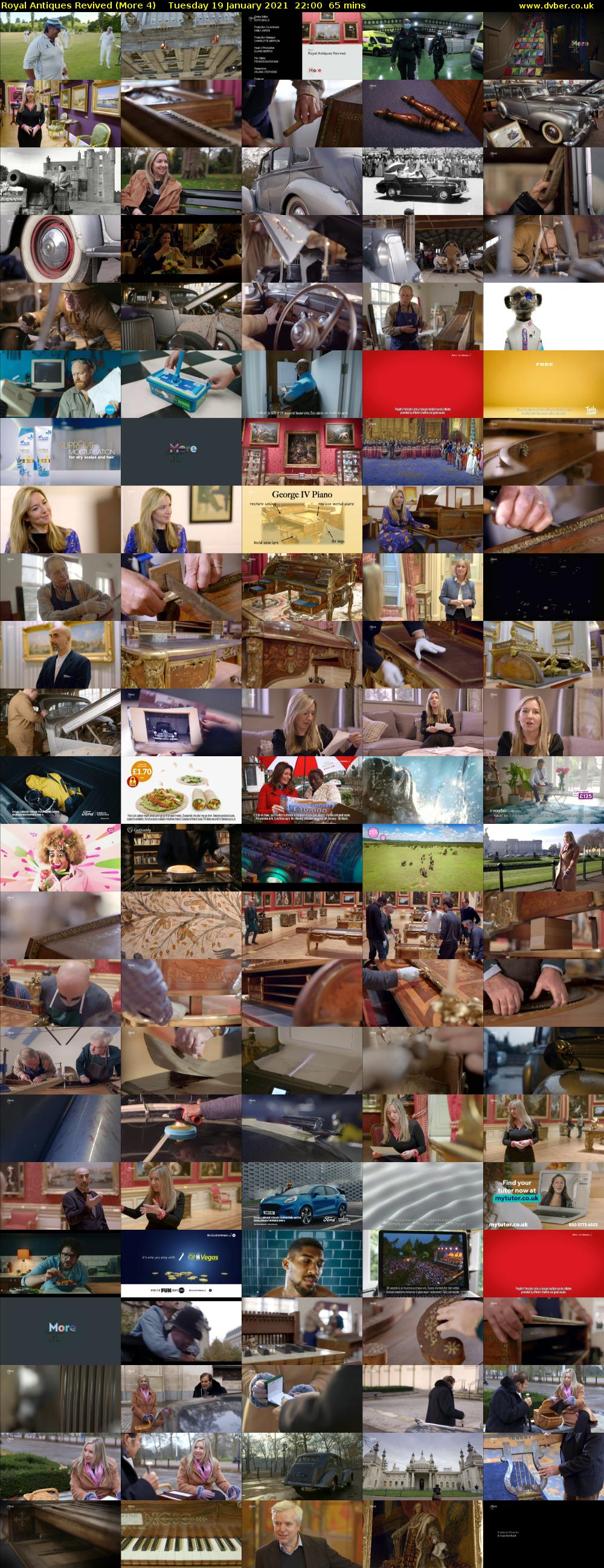 Royal Antiques Revived (More 4) Tuesday 19 January 2021 22:00 - 23:05