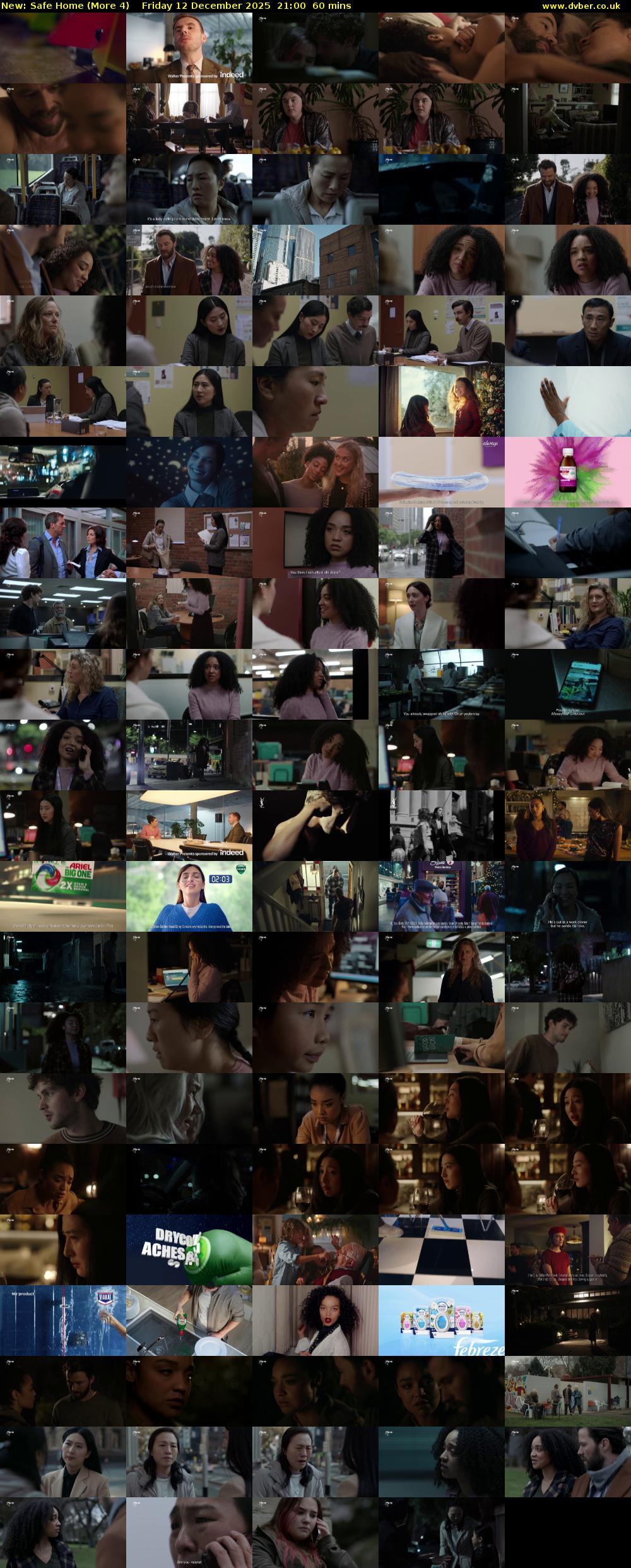 Safe Home (More 4) Friday 12 December 2025 21:00 - 22:00