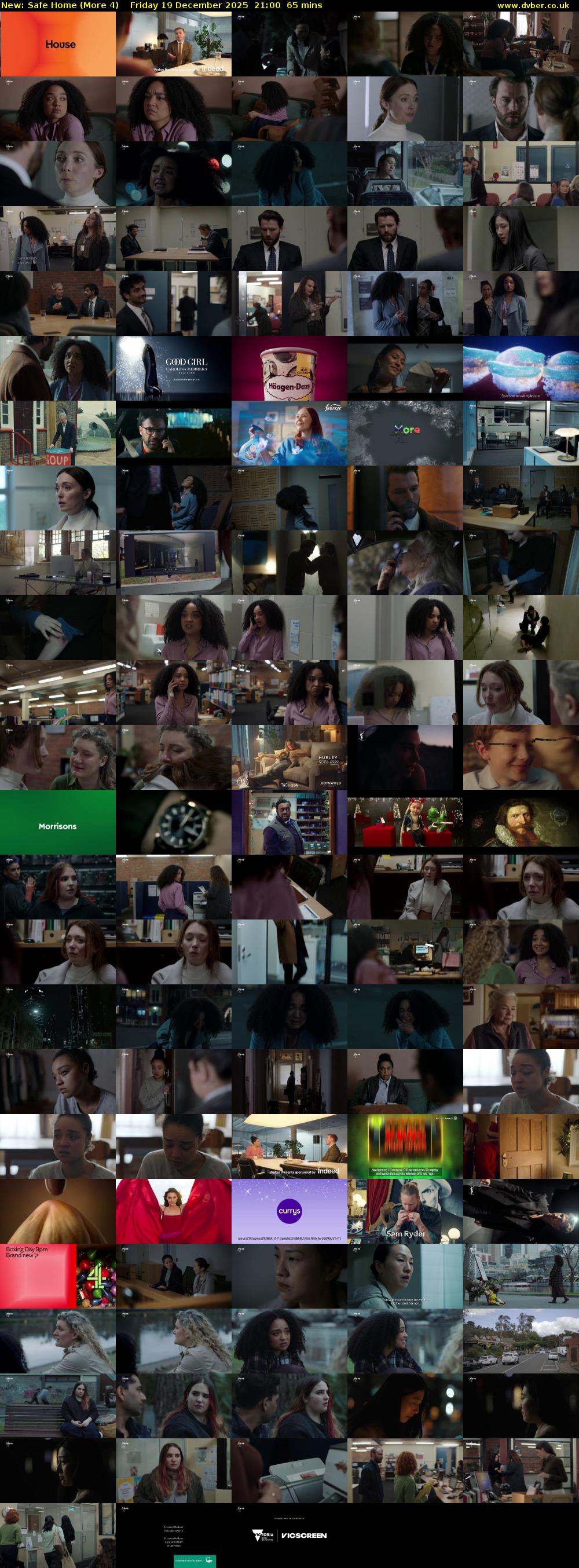 Safe Home (More 4) Friday 19 December 2025 21:00 - 22:05