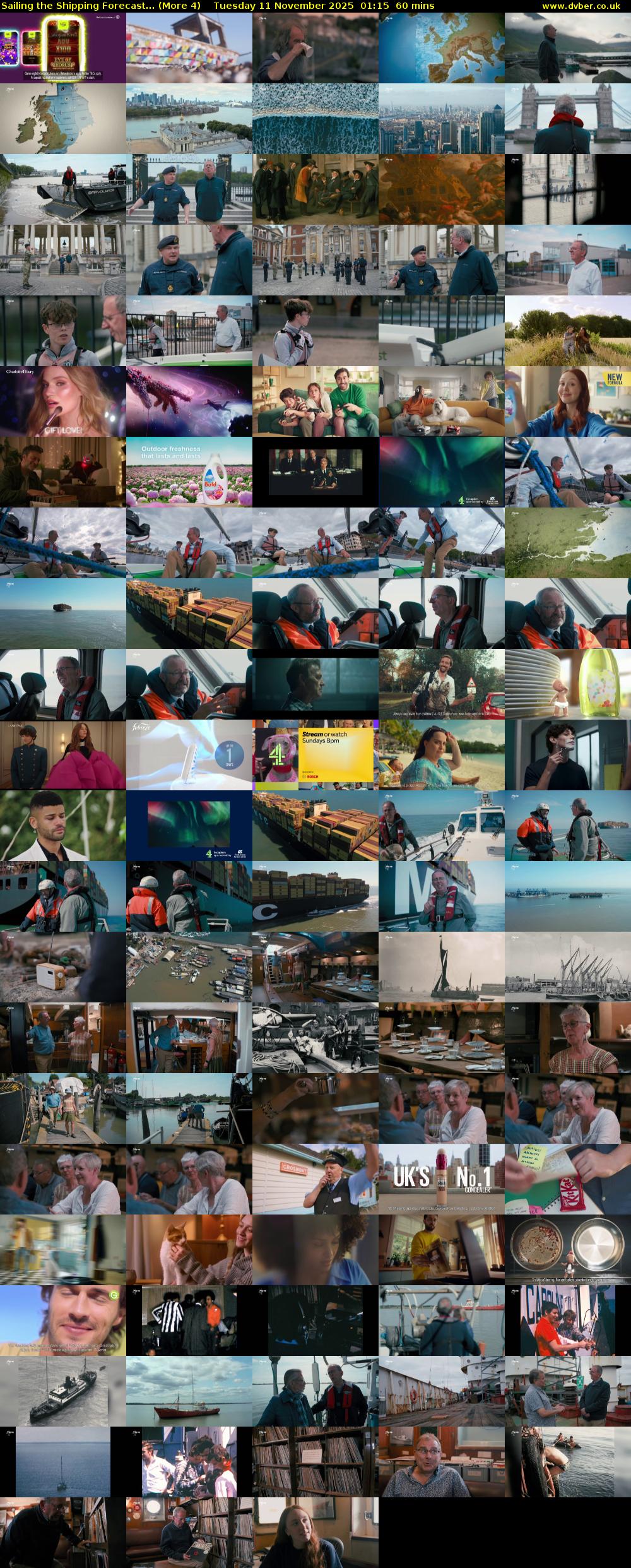 Sailing the Shipping Forecast... (More 4) Tuesday 11 November 2025 01:15 - 02:15