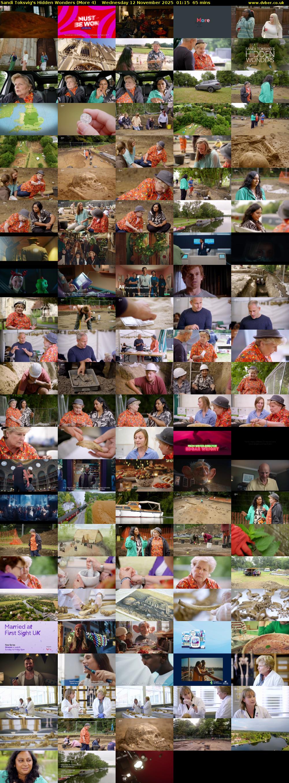 Sandi Toksvig's Hidden Wonders (More 4) Wednesday 12 November 2025 01:15 - 02:20