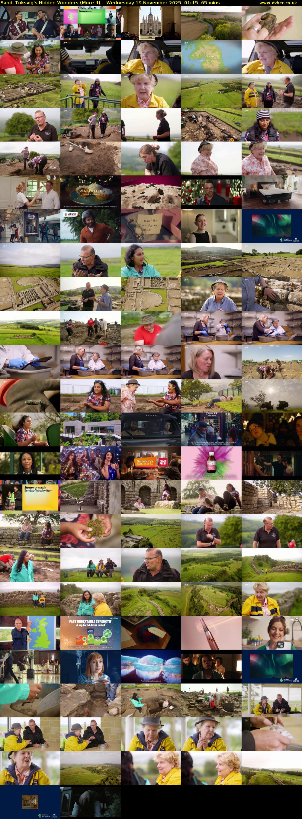 Sandi Toksvig's Hidden Wonders (More 4) Wednesday 19 November 2025 01:15 - 02:20