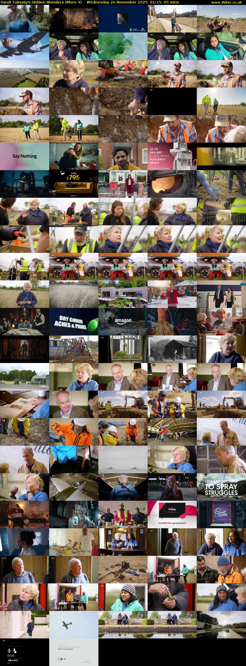 Sandi Toksvig's Hidden Wonders (More 4) Wednesday 26 November 2025 01:15 - 02:20