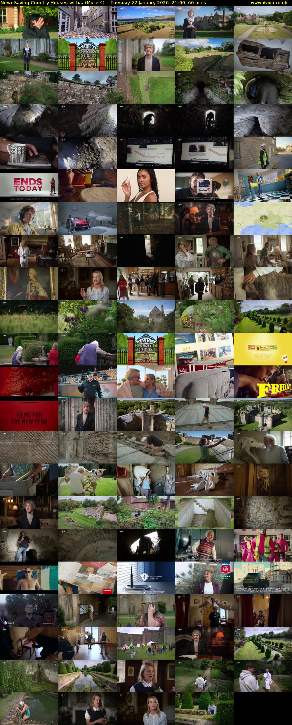 Saving Country Houses with... (More 4) Tuesday 27 January 2026 21:00 - 22:00