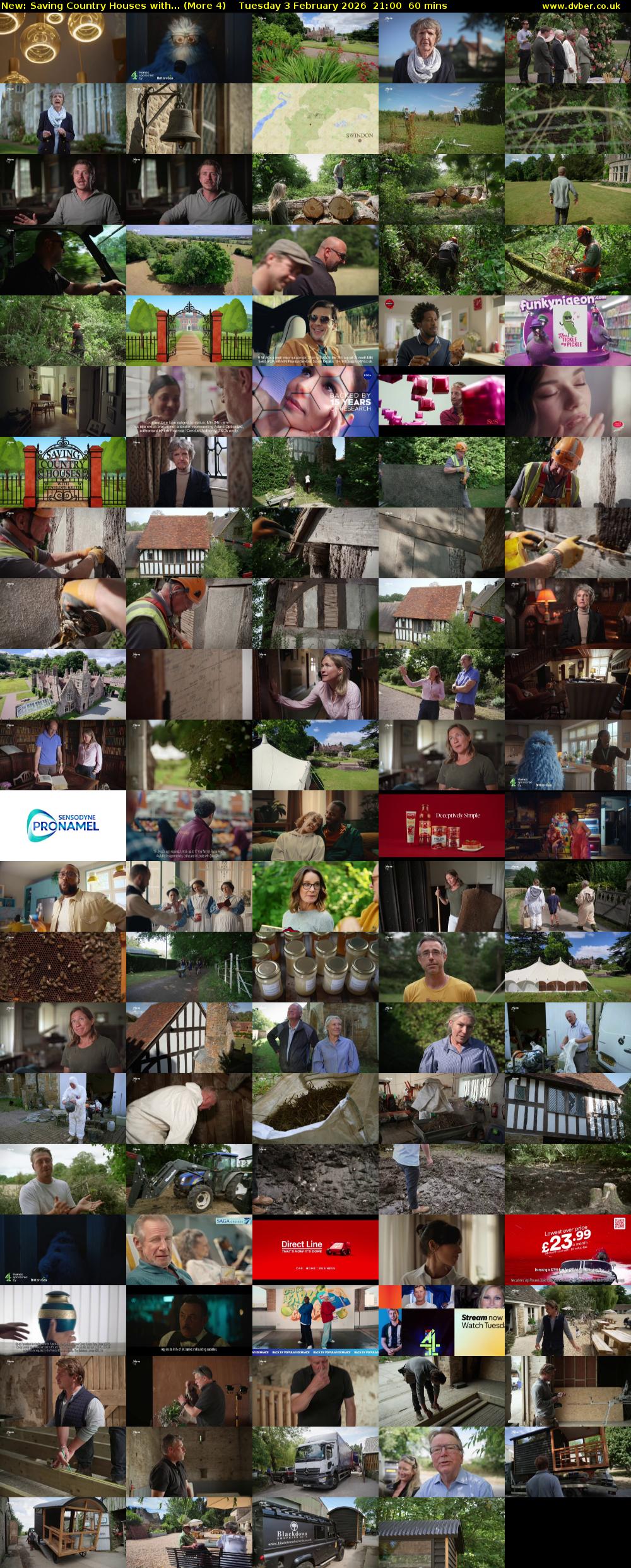 Saving Country Houses with... (More 4) Tuesday 3 February 2026 21:00 - 22:00