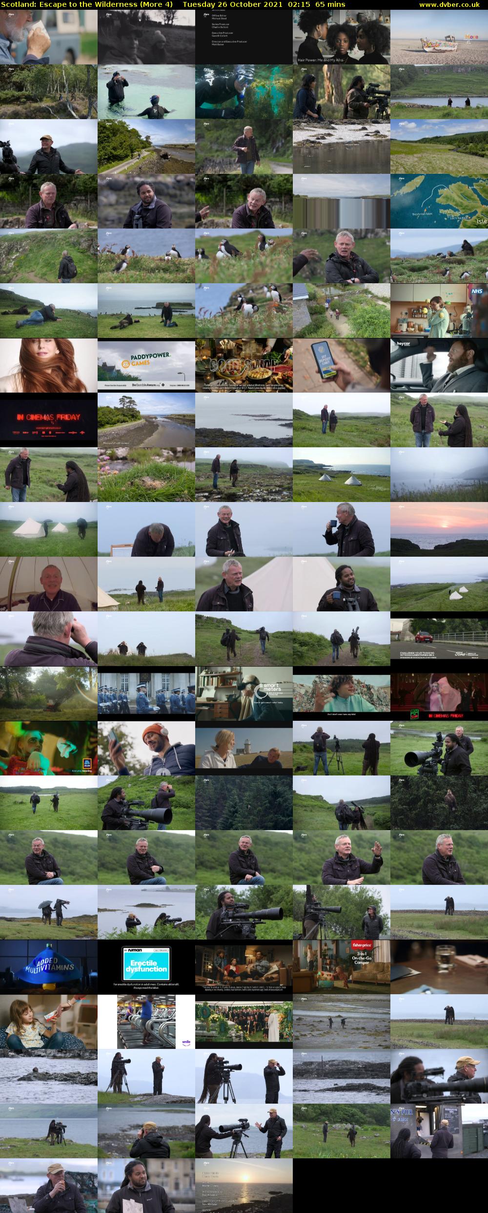Scotland: Escape to the Wilderness (More 4) Tuesday 26 October 2021 02:15 - 03:20