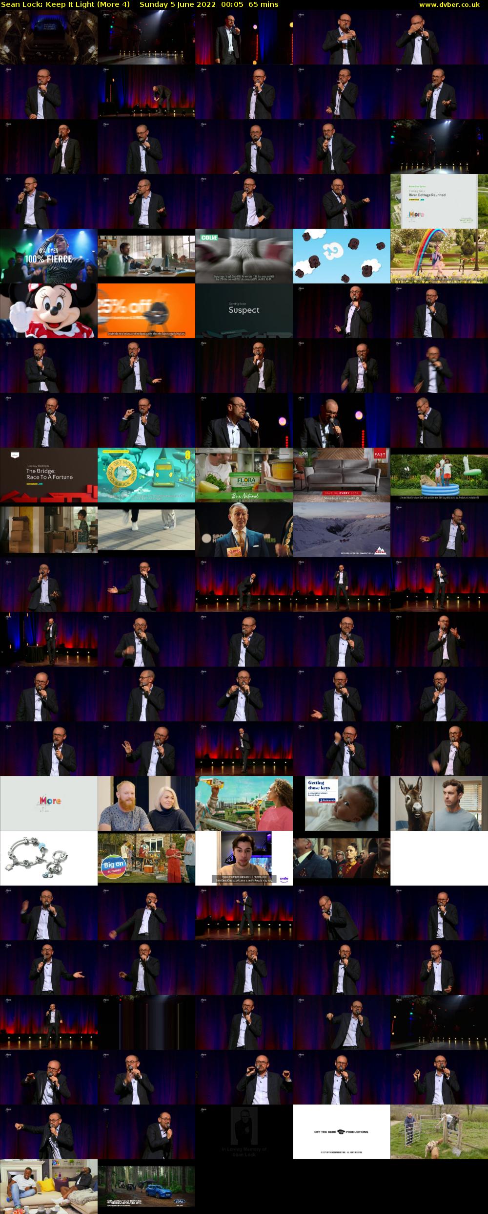Sean Lock: Keep It Light (More 4) Sunday 5 June 2022 00:05 - 01:10
