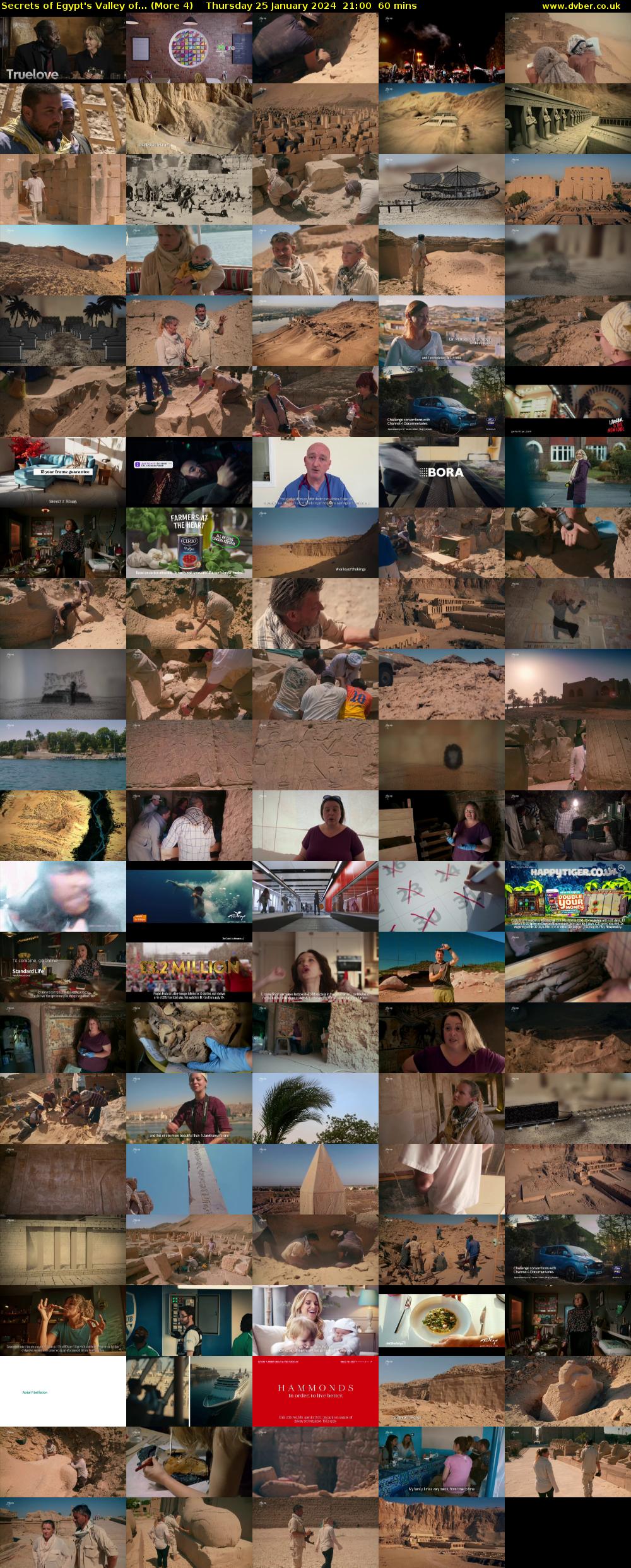 Secrets of Egypt's Valley of... (More 4) Thursday 25 January 2024 21:00 - 22:00