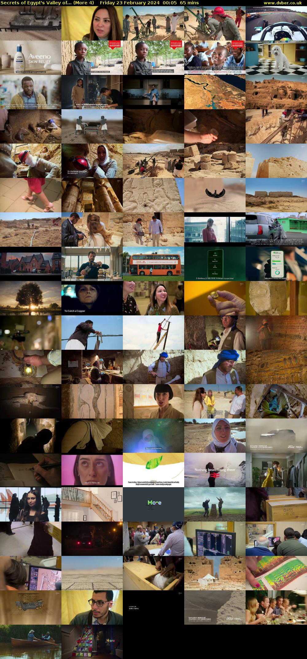 Secrets of Egypt's Valley of... (More 4) Friday 23 February 2024 00:05 - 01:10