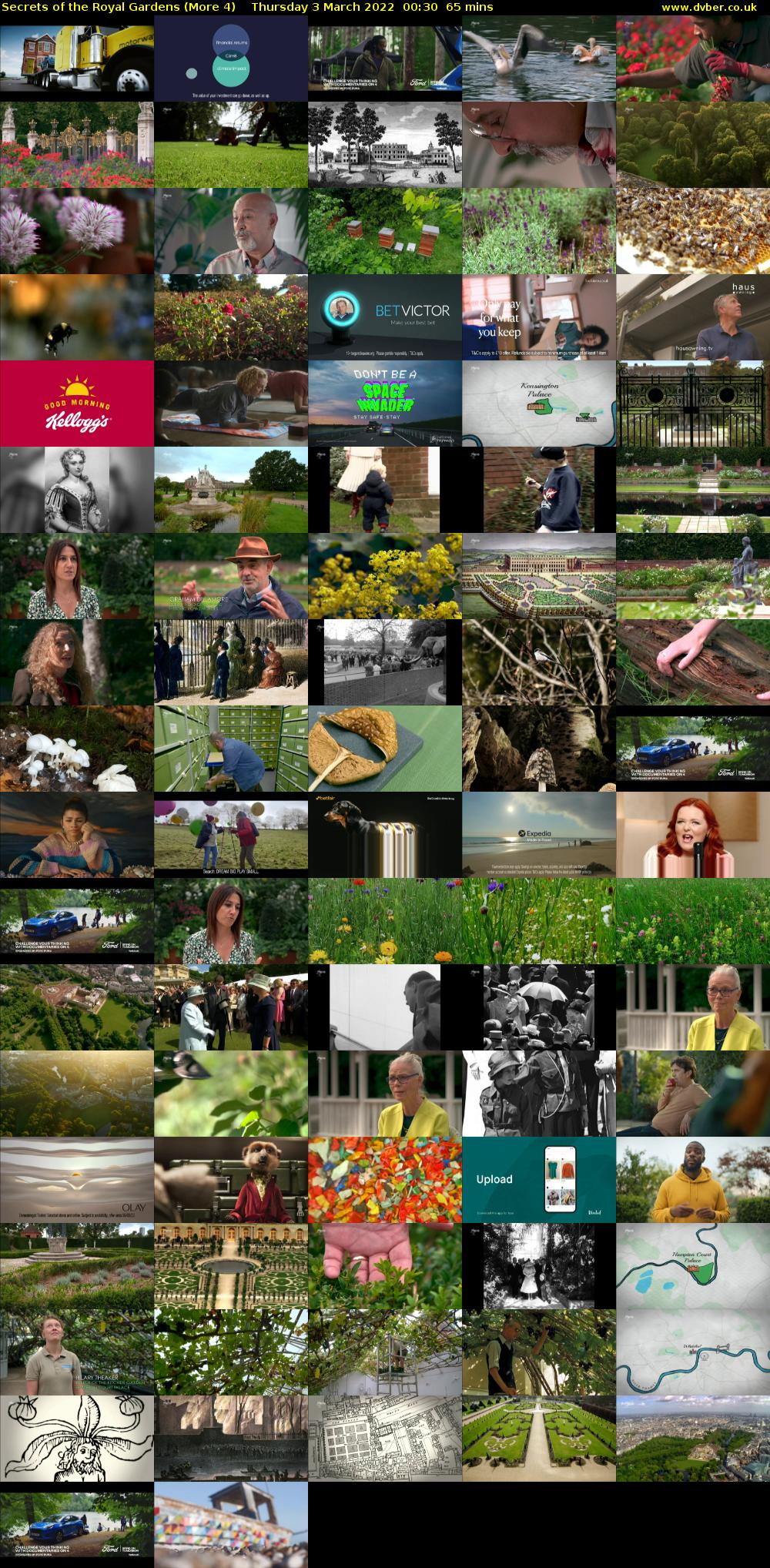 Secrets of the Royal Gardens (More 4) Thursday 3 March 2022 00:30 - 01:35