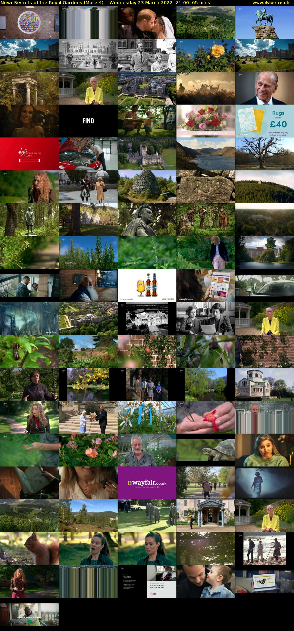 Secrets of the Royal Gardens (More 4) Wednesday 23 March 2022 21:00 - 22:05