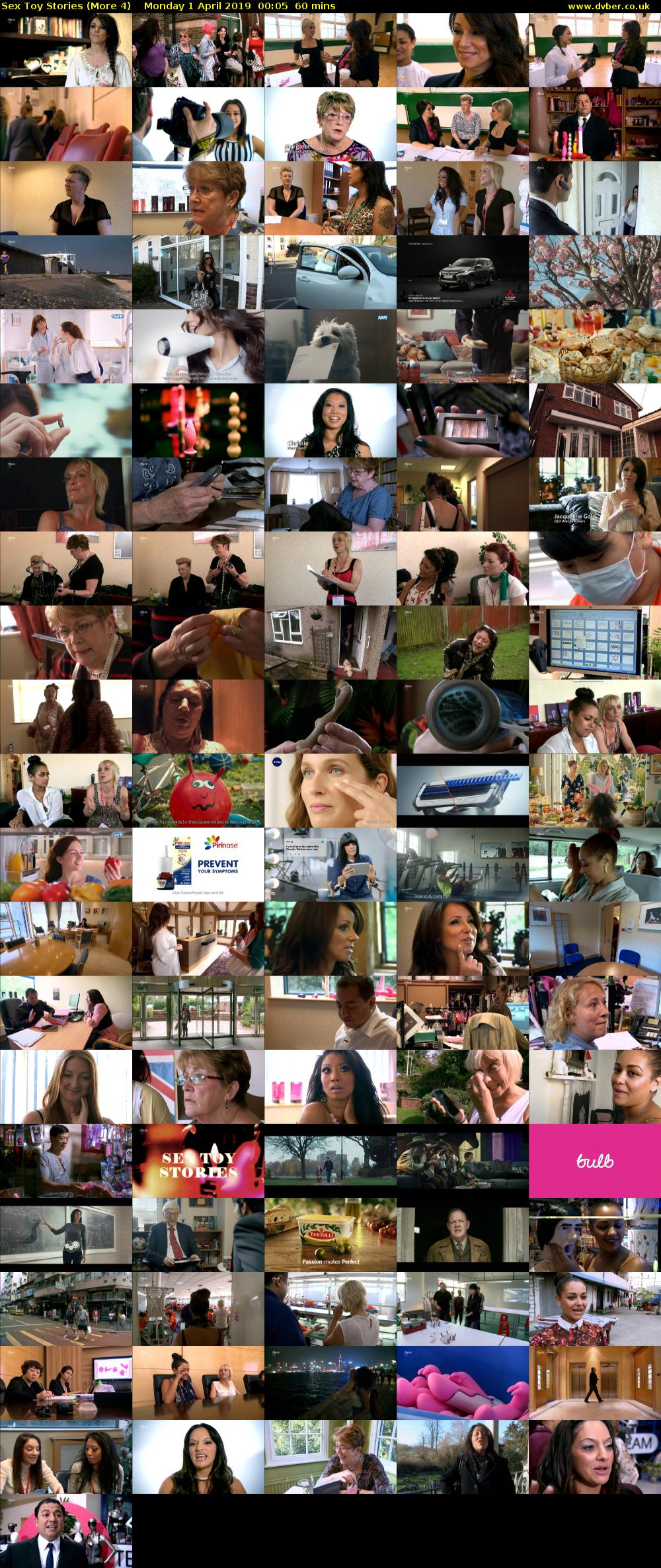 Sex Toy Stories (More 4) Monday 1 April 2019 00:05 - 01:05