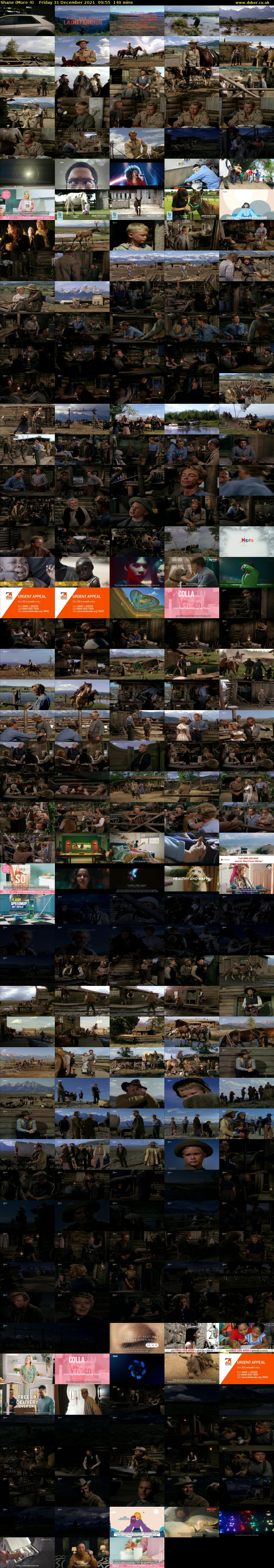 Shane (More 4) Friday 31 December 2021 09:55 - 12:15