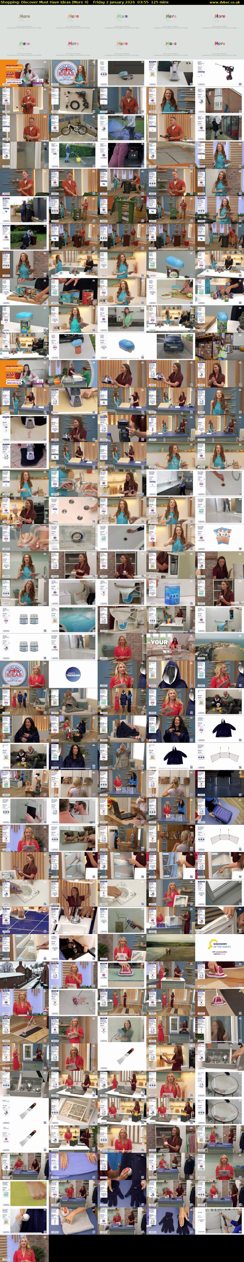 Shopping: Discover Must Have Ideas (More 4) Friday 2 January 2026 03:55 - 06:00