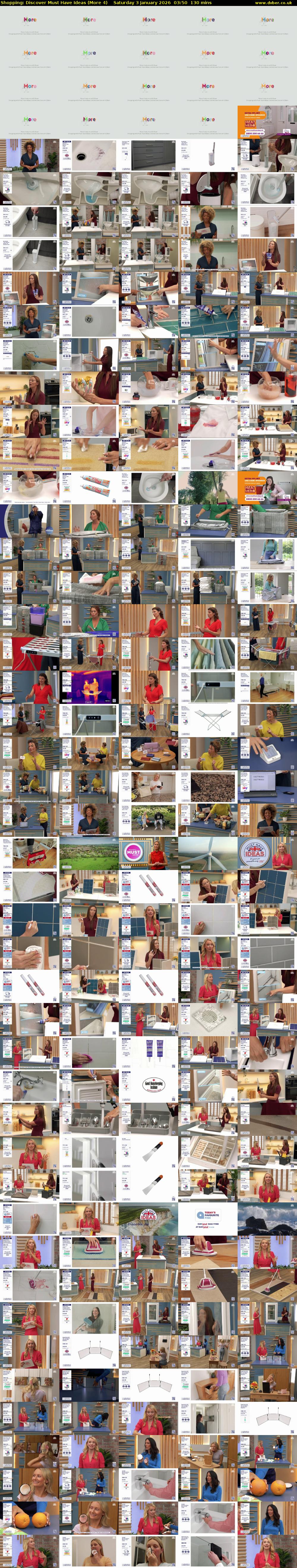 Shopping: Discover Must Have Ideas (More 4) Saturday 3 January 2026 03:50 - 06:00