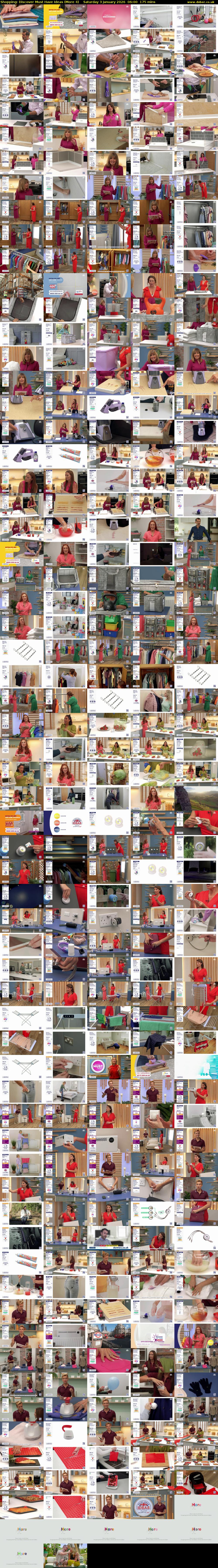 Shopping: Discover Must Have Ideas (More 4) Saturday 3 January 2026 06:00 - 08:55