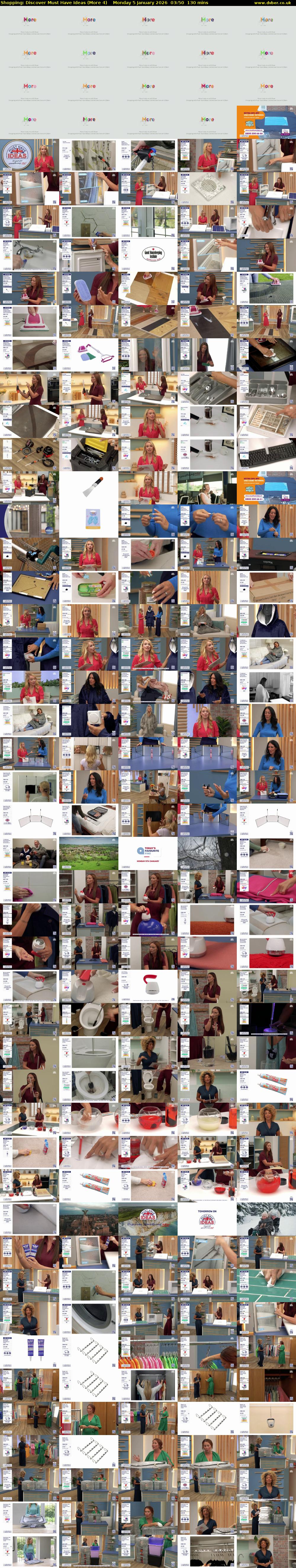 Shopping: Discover Must Have Ideas (More 4) Monday 5 January 2026 03:50 - 06:00