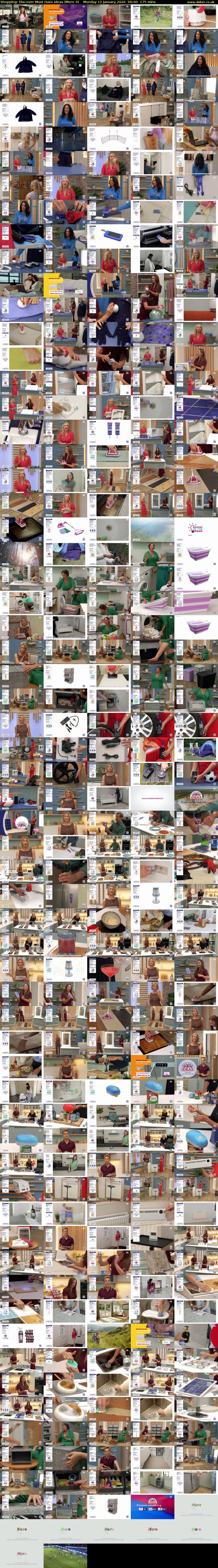 Shopping: Discover Must Have Ideas (More 4) Monday 12 January 2026 06:00 - 08:55