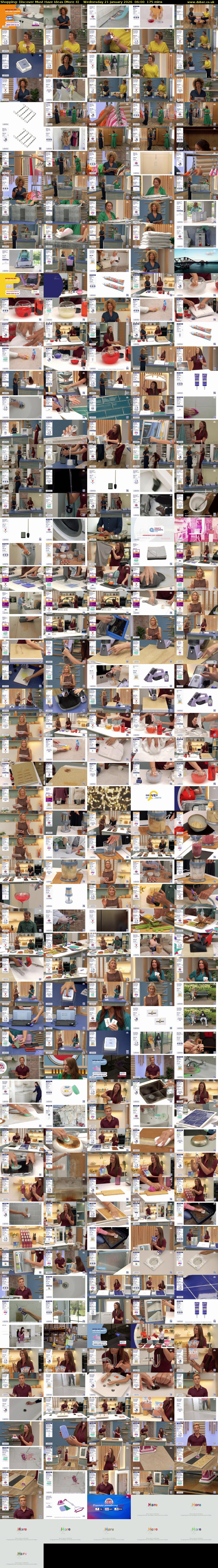 Shopping: Discover Must Have Ideas (More 4) Wednesday 21 January 2026 06:00 - 08:55