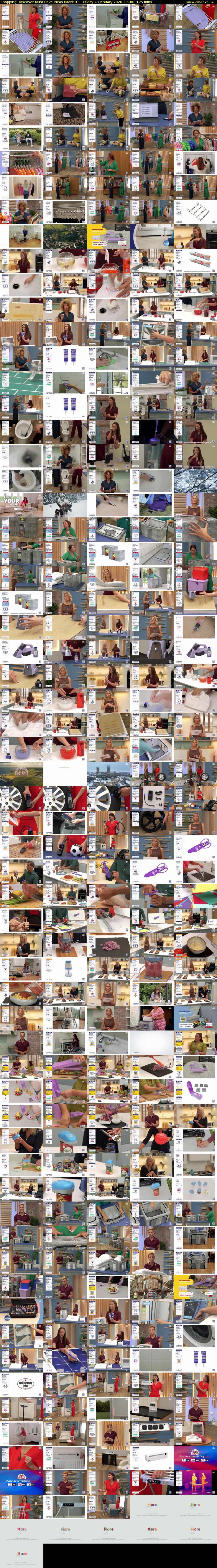 Shopping: Discover Must Have Ideas (More 4) Friday 23 January 2026 06:00 - 08:55